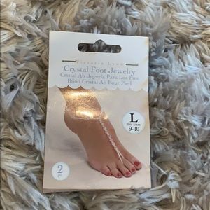Crystal foot jewelry